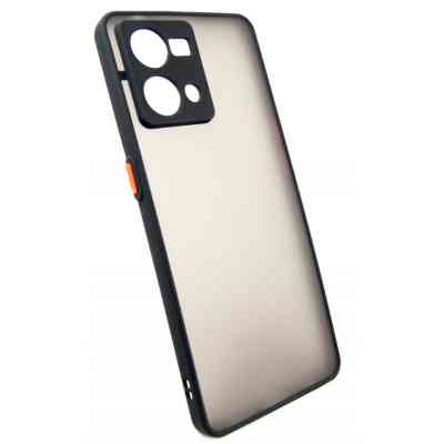 Чохол до мобільного телефона Dengos Matte OPPO Reno 7 (black) (DG-TPU-MATT-111) Вінниця