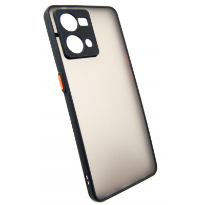 Чохол до мобільного телефона Dengos Matte OPPO Reno 7 (black) (DG-TPU-MATT-111) Вінниця - фото 2