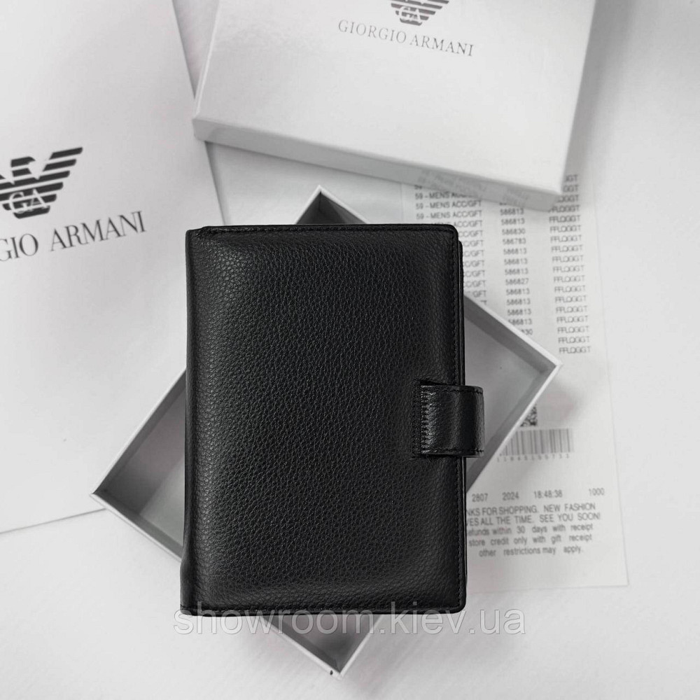 Чоловічий вертикальний брендовий гаманець на кнопці Lacoste (6602) Київ - фото 3