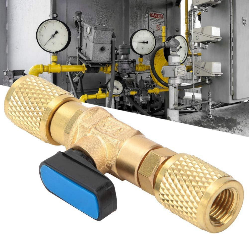 Латунный кран для заправки фреона R22 в холодильниках Киев - изображение 9