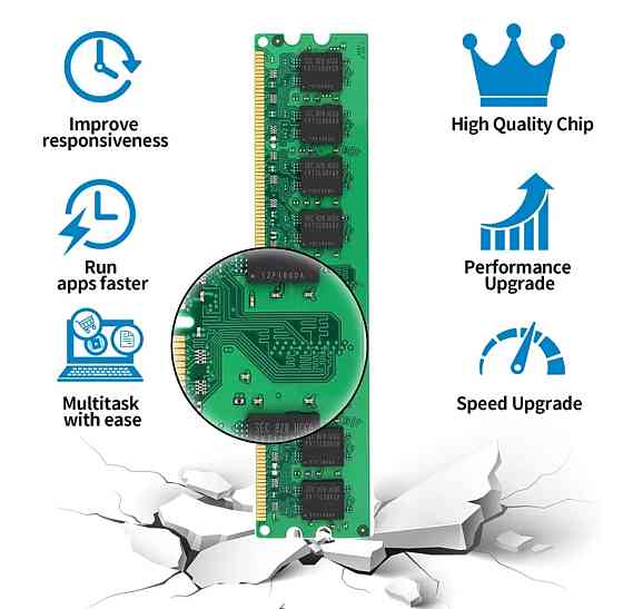 Оперативная память KAMOSEN 4 GB DDR2 800MHZ PC2-6400 1.8V Киев