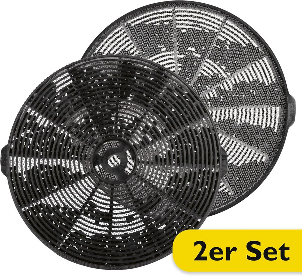 Набір вугільних фільтрів Bomann KF 574 для витяжок DU 7604 G, DU 7606 G, DU 7606.1 G, 2 шт. Київ - фото 1