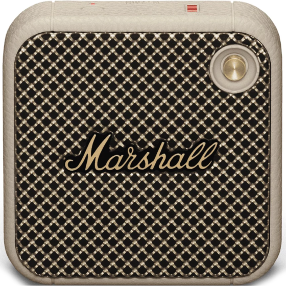 Портативна колонка Marshall Willen Cream: Bluetooth 5.1, захист IP67, 15+ годин автономності, вбудований мікрофон, колір Бежевий Київ