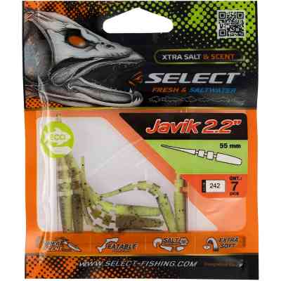 Силикон рыболовный Select Javik 2.2" 242 (7 шт/уп) (1870.72.73) Винница