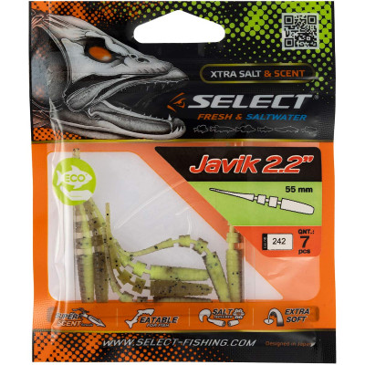 Силикон рыболовный Select Javik 2.2" 242 (7 шт/уп) (1870.72.73) Винница - изображение 2