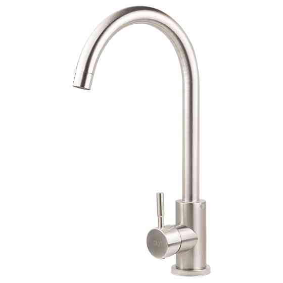 TAU Смеситель s20 Ø35 для кухни излив ухо на гайке SS TAU (9820101) Київ