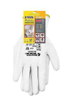 MASTERTOOL Рукавички безшовні трикотажні MASTERTOOL з поліуретановим покриттям долоні 10" 25-26 Коломия