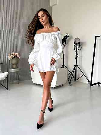 Жіночий стильний привабливий шовковий комбінезон арам Молочний, 44/46 Одеса