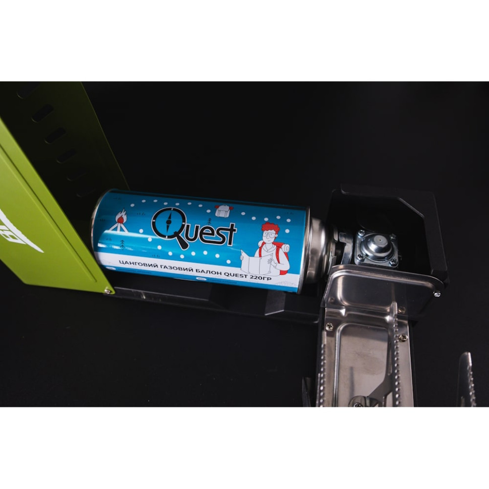 Набір Газовий пальник BRS-99 + Газовий балон цанговий бутановий Quest, 220гр Київ - фото 7