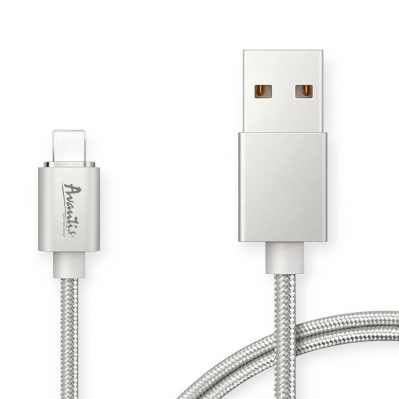 Кабель для зарядки магнитный Avantis USB - iPhone, 1.0м, 2.4А серебряный Superior Мукачево - изображение 1