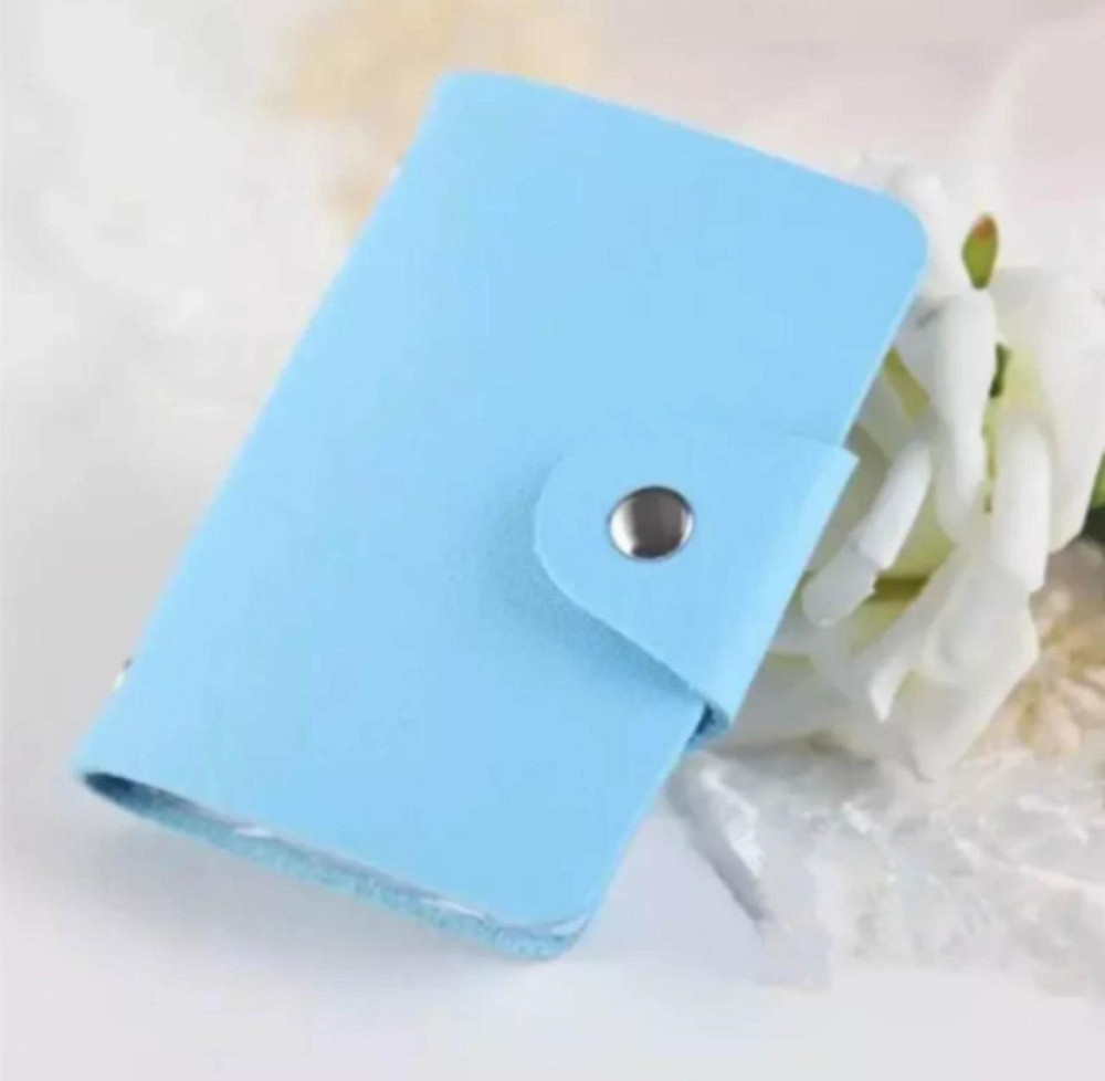 Кошелек для пластиковых карт голубой Киев - изображение 1