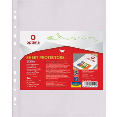Файл Optima А4+ 80 мкм глянсових , 50 штук (O35110) Вінниця - фото 1