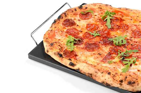 Камінь для піци прямокутний 38x30 см з підставкою GRILLI 300380 Код: 012334 Рівне