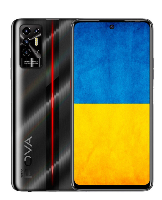 Захисне скло 5D для Tecno Pova 2 (LE7n), Made in Ukraine Київ - фото 2