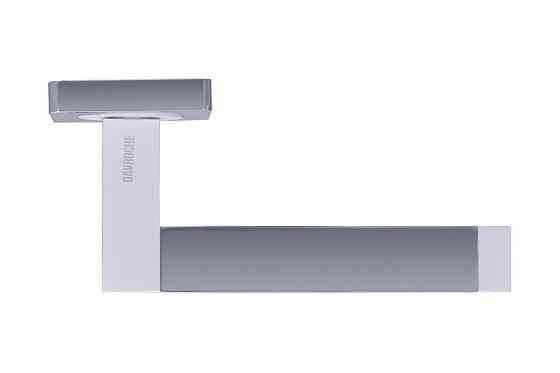 Ручки дверні Gavroche PLATINUM CP/White хром/ білий Київ