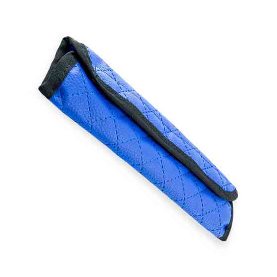 Чехол безопасности s кожзам синий, тисненый ремня Мукачево