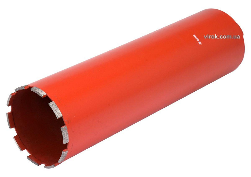 Свердло корончате по каменю, бетону YATO: Ø=122мм, l=430мм, з алмазн. пругами, хвостовик- М32 [4/72] Одесса - изображение 1