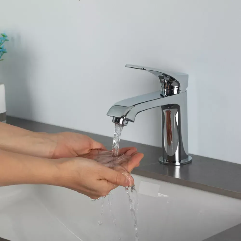 Смеситель для умывальника Frap F1075 хром Киев - изображение 4