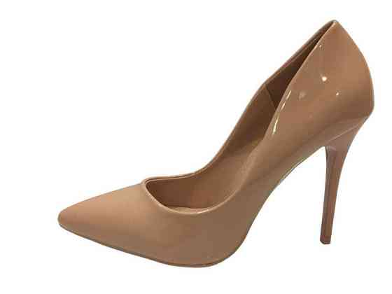 Туфлі жіночі COMER бежеві еко-лак каблук 11 см 40 р. (1910) Коломия