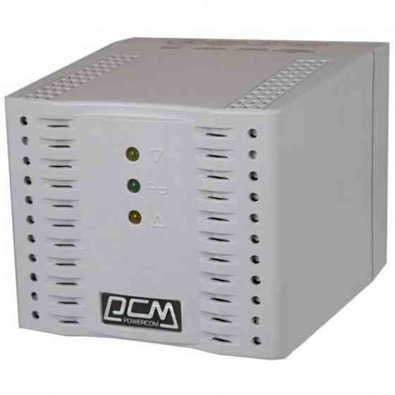 Стабілізатор напруги PowerCom TCA-1200 білий (TCA-1200 БІЛИЙ) Київ