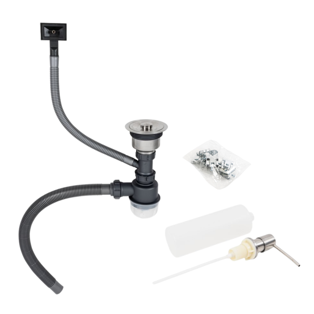 PLATINUM Кухонна мийка нержавійка 60*50 Platinum Handmade (сифон круглий, 3,0/0,8) Коломия - фото 8