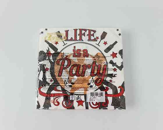 Серветка (ЗЗхЗ, 20 шт.) La Fleur Party (1045) (1 пачка) Харків