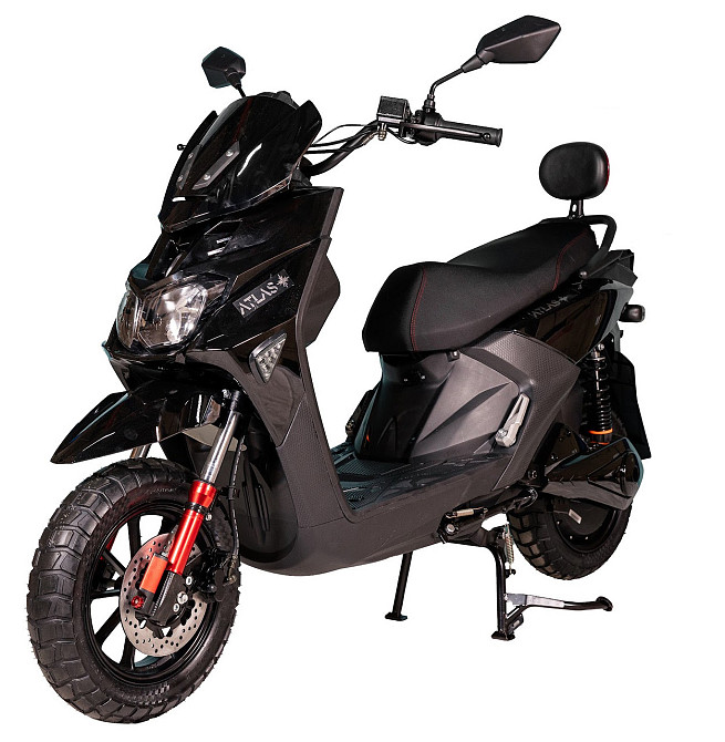 Електроскутер ATLAS Fox 2000W Black Київ - фото 1