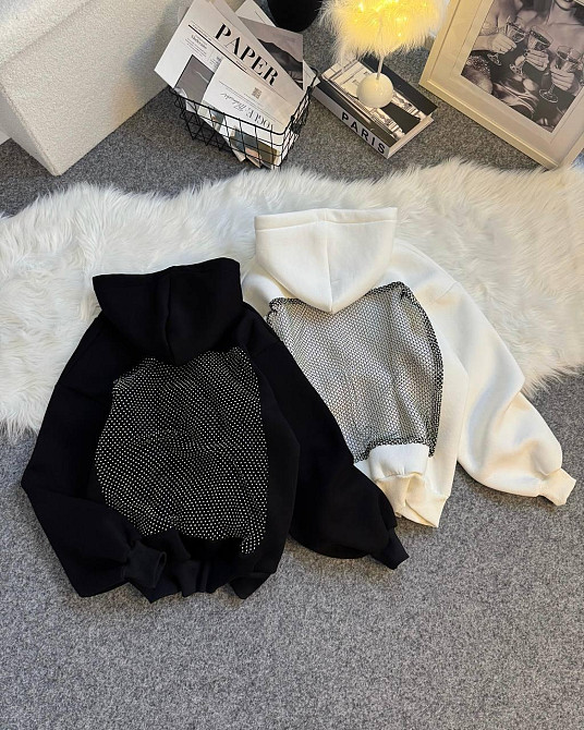 Жіноче худі з сіточкою на спині Одеса - фото 4