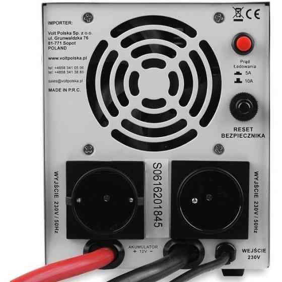 Гібридний ДБЖ / інвертор Volt Polska SINUS PRO 800 E 12/230 V 500/800 W (3SP080012E) Київ