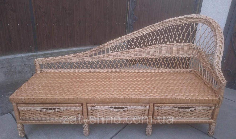 Диван великий плетений із шухлядами Київ - фото 4