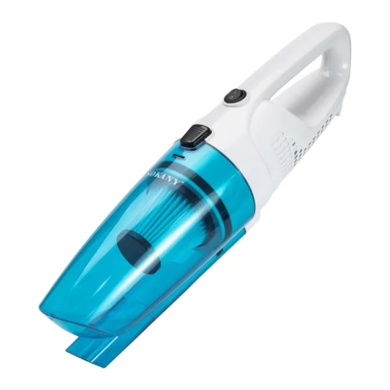 Sokany Пилосос вертикальний ручний для дому 900 Вт циклонний для сухого прибирання 1.2 л Блакит Коломия