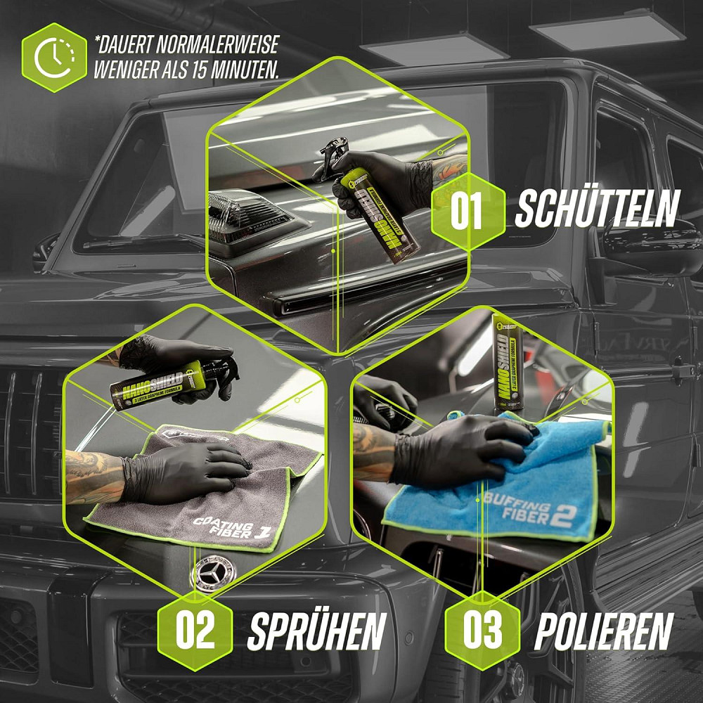 Набір для полірування автомобіля Badass Labs Nano Shield Луцк - изображение 5