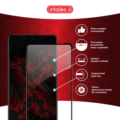 Стекло защитное Intaleo Full Glue MOTO EDGE 30 Pro 5G (1283126528576) Винница - изображение 3