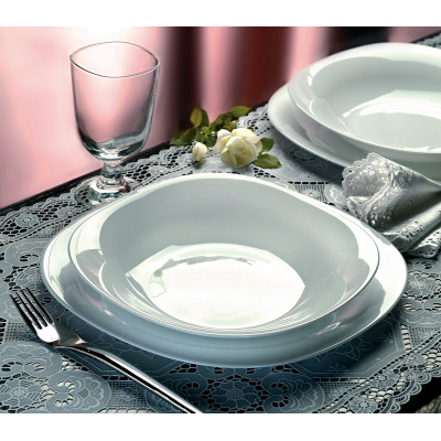 Тарілка Bormioli Rocco Parma 23 x 23 см Супова (498870F27321990) Вінниця - фото 11