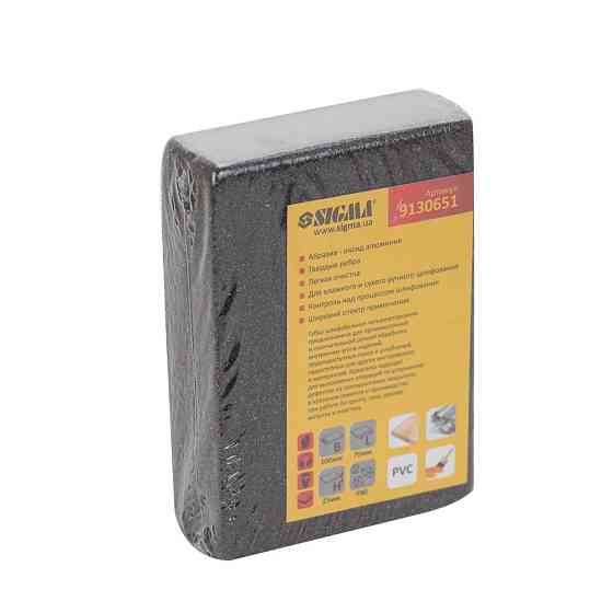 Sigma Губка шлифовальная четырехсторонняя 100×70×25мм P80 SIGMA (9130651) Киев