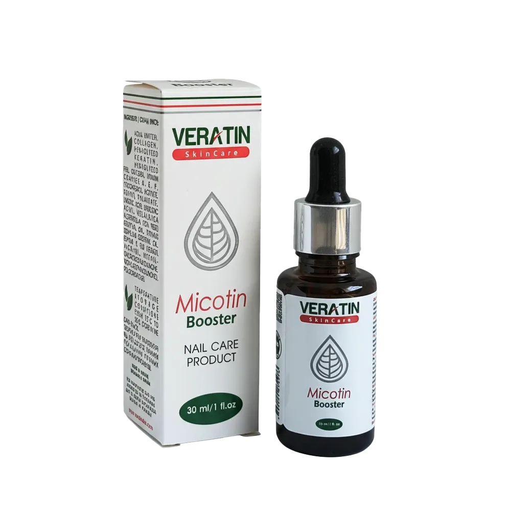 Краплі для нігтів протигрибкові, відновлюючі Micotin Booster (Мікотин Бустер),Flosvita, Veratin Skin Care, 30 мл. флакон Харків - фото 5