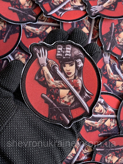 Печатный шеврон Куноити (Форма круг. На липучке) Размер 9x8.5см Киев - изображение 6