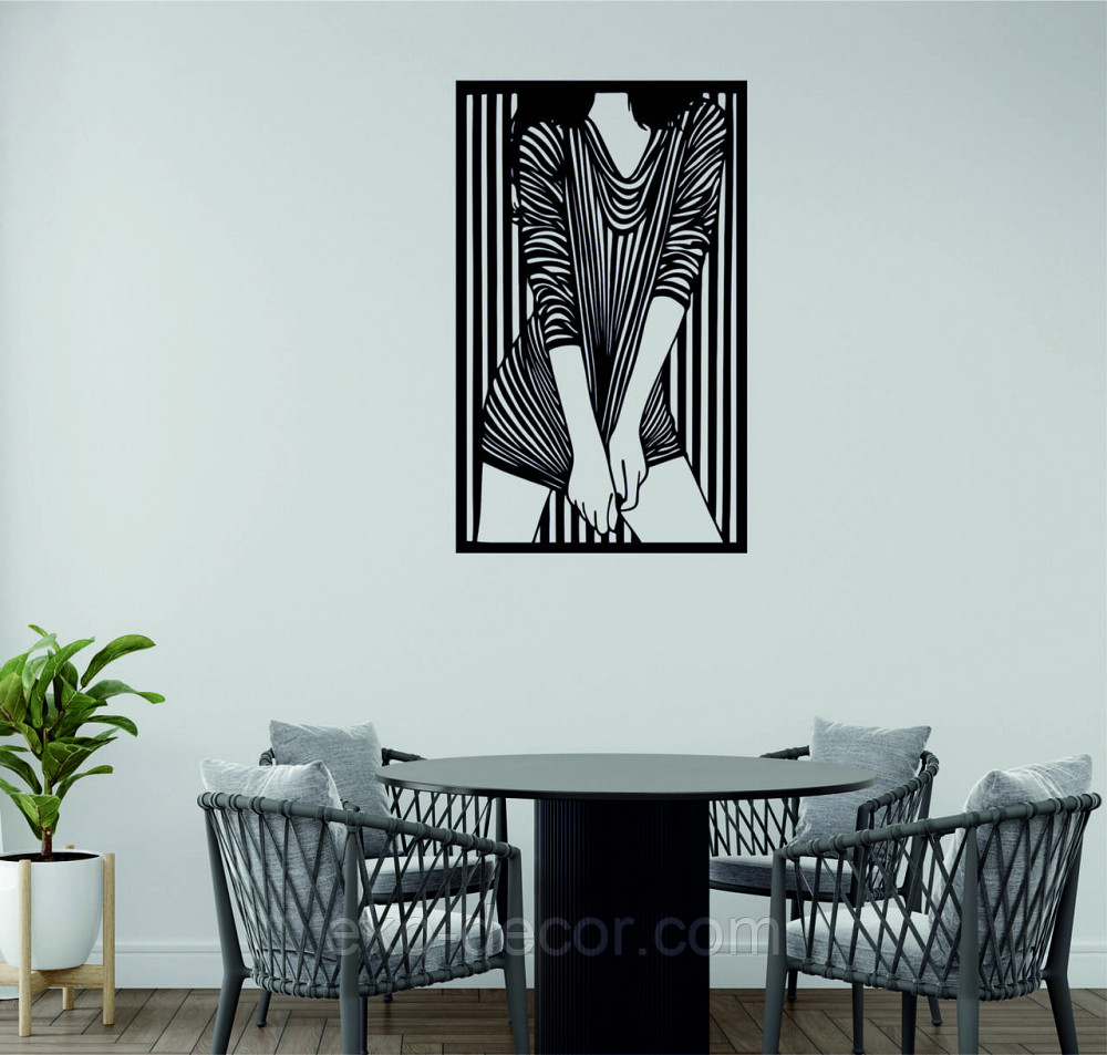 Декоративное настенное Панно «Девушка» Декор на стену Киев - изображение 5