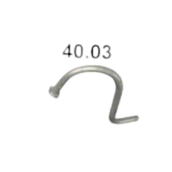 Труба ГАЗ 2410, 3102 (гусь короткий) выхлопная Мукачево