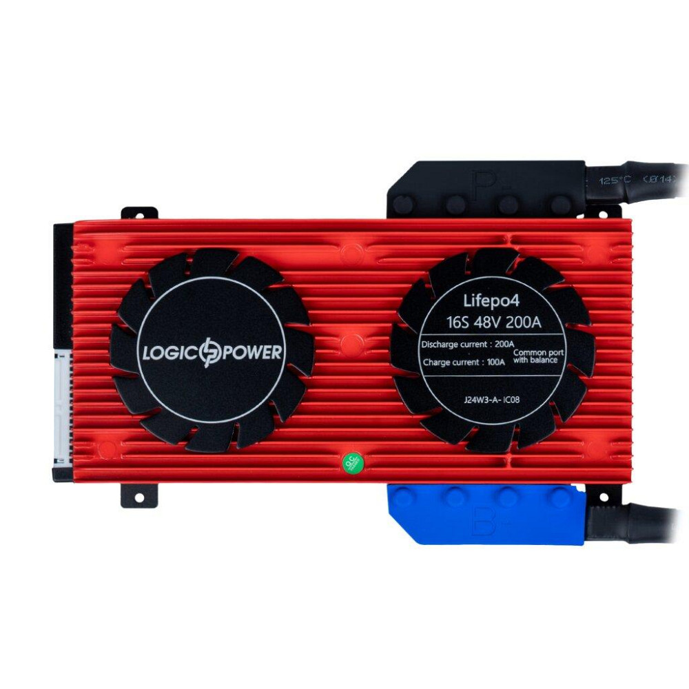 BMS плата LP LiFePO4 48V 16S Dis 200A Ch 100A Київ - фото 1