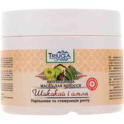 Маска для волос Triuga Шикакай и амла Укрепление и рост 300 мл (4820164640401) Винница