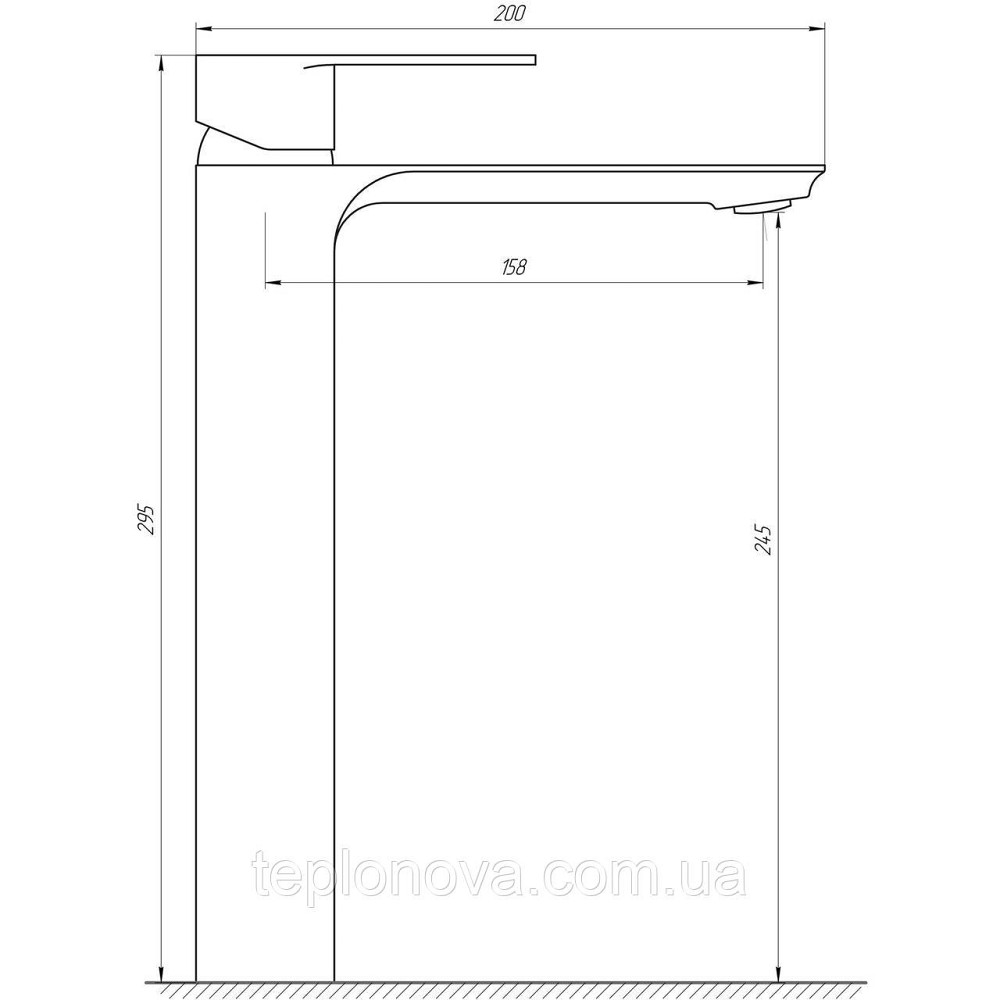 Смеситель для умывальника Globus Lux Milano GLM-201-BB Черновцы - изображение 4
