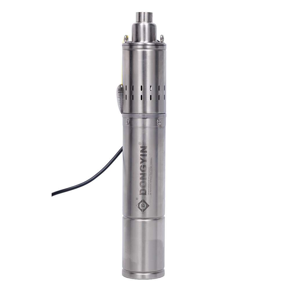 Насос шнековый скважинный 0.37кВт H 95 (48)м Q 30(20)л/мин Ø96мм (нерж) DONGYIN 4QGD1.2-50-0.37 (777211) Ровно - изображение 6