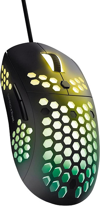 Ігрова мишка Trust GXT 960 Graphine провідна, 10000 DPI, 6 кнопок, RGB, програмована, легка, чорна, USB, геймерська Київ - фото 2