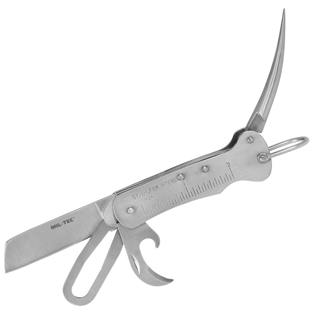 Многофункциональный матовый Мультитул со свайкой Mil-Tec (15326000) Нержавеющая сталь Нововолынск - изображение 3