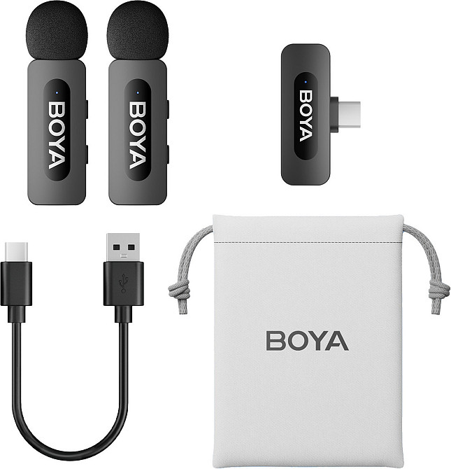 Мікрофон BOYA BY-V20 Type-C Black ( 15707 ) Харків - фото 12
