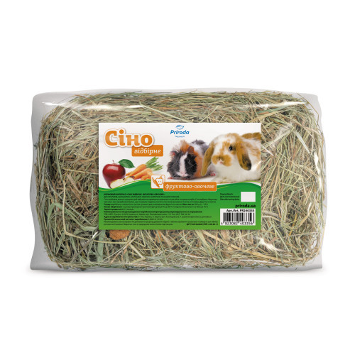 Сіно лугове Природа Фруктово-овочеве для гризунів 200 г Київ - фото 1