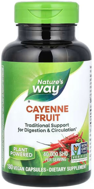 Каєнський перець Nature's Way Cayenne 80 капсул Київ - фото 1