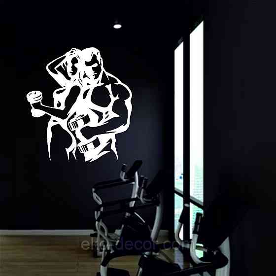 Декоративне настінне Панно «Бодібілдінг», Декор на стіну Київ