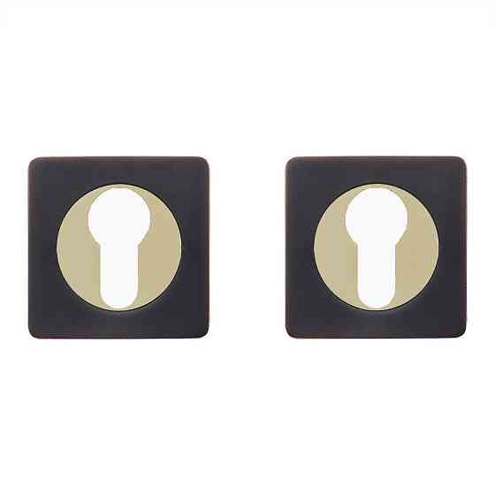 Накладки на цилиндр Gavrohe A25-EH ORB/PB чорные с патиной/ золото Киев